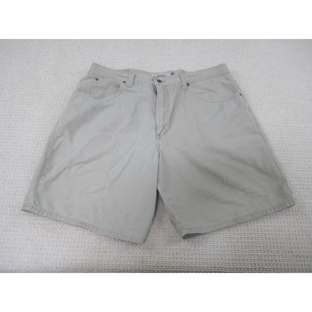VTG High Sierra Shorts Mens 40 Beige Loose Fit‎ Dungarees w/Pockets Cotton